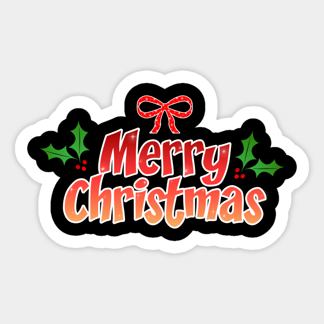 Merry Christmas Sticker by Valem97